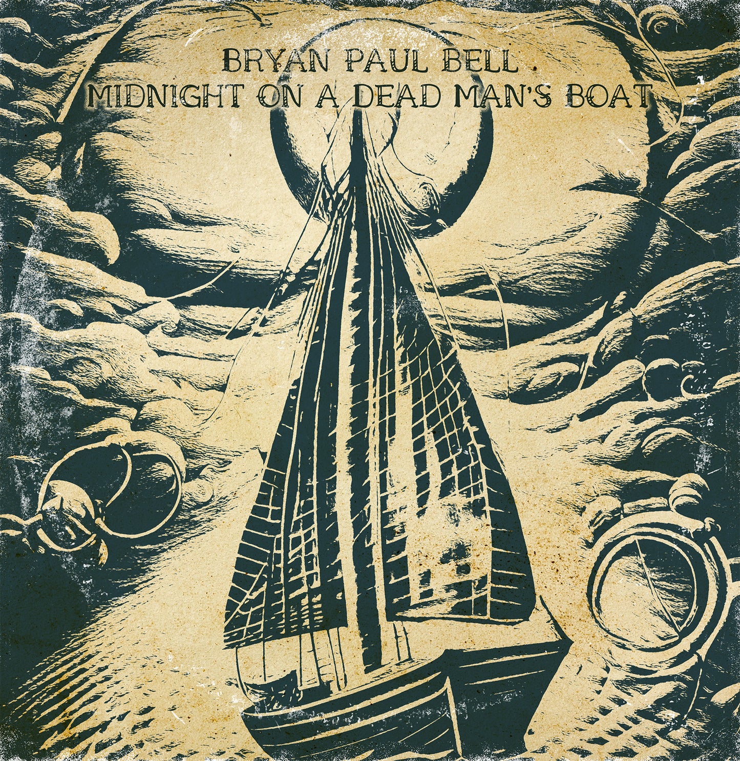 "Midnight On A Dead Man's Boat" Album Cover - Short-Sleeve Unisex T-Shirt