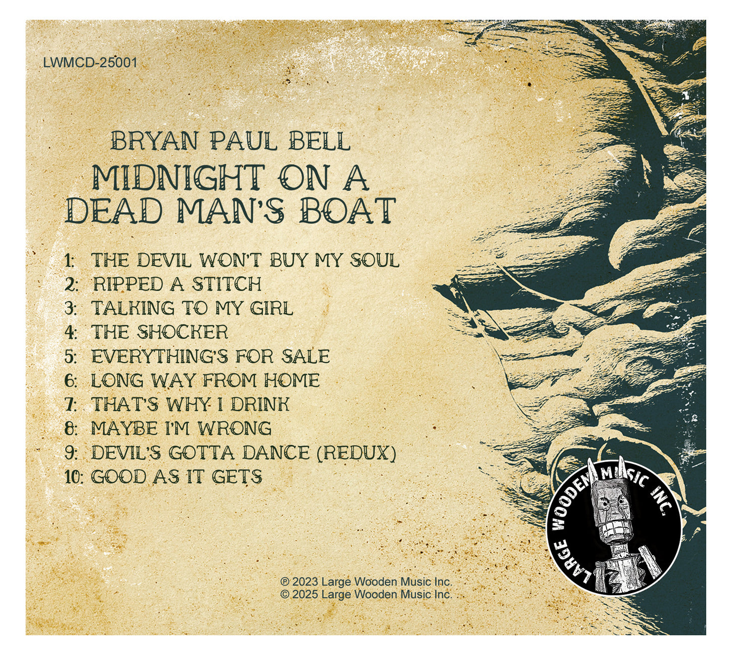 Midnight on a Dead Man's Boat - CD